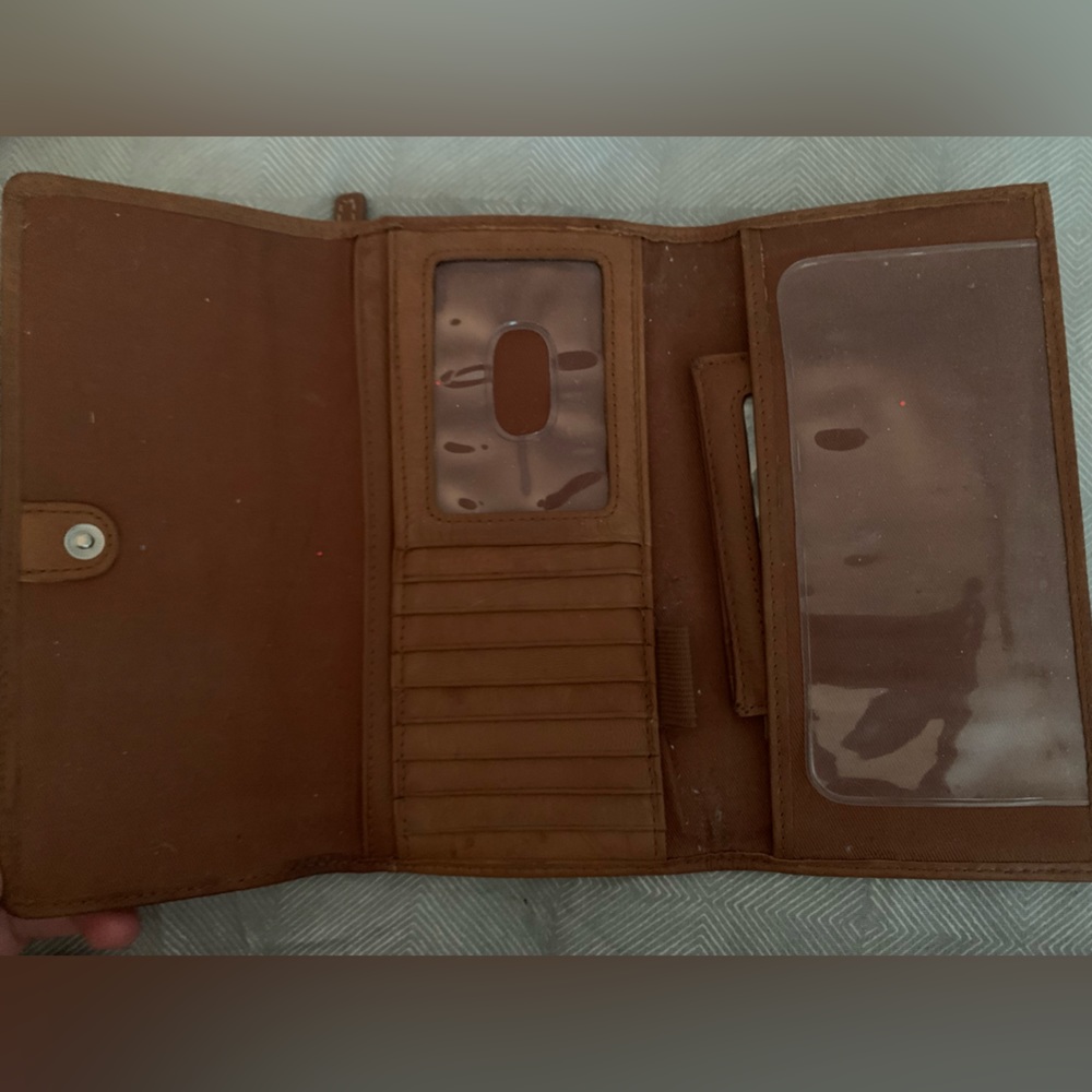 Fossil Suede Front Wallet With Calculator - image 2